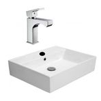 Alvit 38x50 cm Tezgahüstü Setüstü Lavabo
