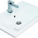 Alvit 80 cm Beyaz Dolap Uyumlu Thin Lavabo