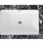 Alvit Hilton 39x53 cm Tezgah Altı Oval Yapıştırma Lavabo