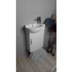 ALVİT Mini Wc Banyo Dolabı Lavabo Dahil