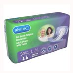 Alvita 30'lu 1 Paket Büyük Boy Large Belbantlı Hasta Bezi