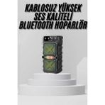 Alvo Store Buğz Bluetooth Hoparlör Yüksek Ses Kaliteli Büyük Boy Çift Çıkışlı Ses Bombası - Buğz