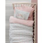 Alvo Store Buğz Cotton Box Bebek Nevresim Takımı Mamiduck Pembe