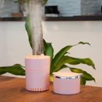 Alvo Store Buğz Lattice Ortam Nemlendirme ve Dezenfektan Buhar Makinesi (Pembe) USB ( Buğz )