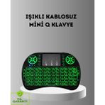 Alvo Store Buğz LED Işıklı Q Klavye – Touchpad, Numerik Tuş Takımı ve Multimedya Kısayolları
