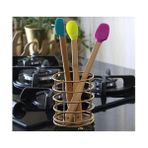 Alvo Store Buğz Silikon Uçlu Isıya Dayanıklı Bambu Spatula 3'lü Set
