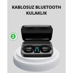 Alvo Store Buğz Tws Bluetooth Kulaklık 1800MAH Şarj Kutulu Dijital Ekranlı