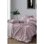Always Çarşafı Lastikli Çift Kişilik Nevresim Takımı - 200 x 220 cm - Gül Kurusu