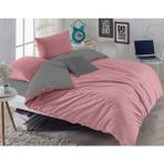 Always Çift Kişilik Çift Taraflı Pamuklu Pudra 200x220 cm Nevresim Takımı