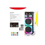 Always Ndr-0202 2*12 İnc Taşınabilir Büyük Boy Bluetooth Parti Hoparlörü Amfi Özellikli