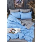 Always Pamuklu Çift Taraflı Çift Kişilik Nevresim Takımı - 200 x 220 cm - Açık Mavi