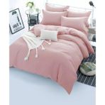 Always Ranforce Çift Kişilik Antrasit Pudra 200x220 cm Nevresim Takımı