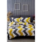 Always Ranforce Çift Kişilik Sarı 200x220 cm Nevresim Takımı