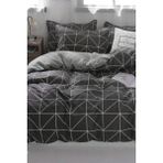 Always Ranforce Çift Taraflı Çift Kişilik Nevresim Takımı - 200 x 220 cm - Füme