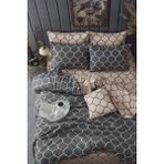 Always Ranforce Tek Kişilik Nevresim Takımı - 160 x 220 cm - Antrasit