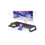 ALWAYS TEKNOLOJİ Masaüstü Stand Yükseltici Katlanabilir RGB Çekmeceli Monitör Standı