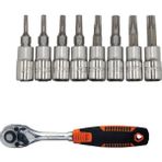 ALWAYSSPEED 1/4 Torx Lokma Seti 1/4 Cırcır Kolu Rico