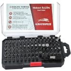 ALWAYSSPEED Arm Matkap Ucu Bits Seti Torx Uç Takımı 85 Parça S2 Çelik