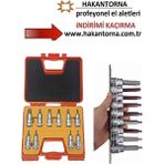 ALWAYSSPEED Ht- Rico 20 Parça 1/2 Kısa Lokmalı Torx Bits Uç Seti Uzun Torx Ucu Lokma Takımı