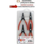 ALWAYSSPEED Ht- Rico 4 Parça 180MM Iç Dış Segman Pensesi Takımı Seti Cr-V Çelik