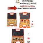 ALWAYSSPEED Rico Lokmalı Torx Bits Takımı- Lokmalı Allen Alyan - 1/2-1/4 E Lokma Takımı Seti 36 Parça