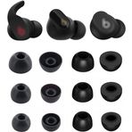 ALXCD Beats Solo Tomurcukları Stüdyo Tomurcukları ile Uyumlu Kulak Uçları Fit Pro, S/M/L Bedenler 3 Çift Silikon Kulaklık İpuçları ve 3 Çift Bellek Köpüğü İpuçları, Beats Studio Buds Fit Pro Solo Buds