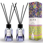 Alya 2x100 ml Violet Bomb Bambu Çubuklu Oda Kokusu