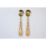 Alya Home Damla 2’li Amber Gold Salata Servis Seti