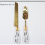 Alya Home Damla 2’li Tamamen Gold Servis Seti