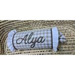 Alya İsim Nakışlı Silindir Yastık