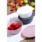 Alya Plastik 3'lü Saklama Kabı - Kahvaltıık - Çerezlik - 350 ml - Çok Renkli