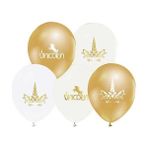 Alya Süs Balon Unıcorn Metalik 100 Adet - Renkli