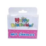 Alya Süs Mum Happy Birthday Rengarenk 1 Paket - Renkli