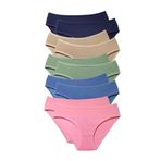 ALYA UNDERWEAR Kız Çocuk Külot, Pamuklu, Rahat Kız Çocuk Slipleri 10'lu Paket (X14, 10-11 Yaş)