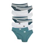 ALYA UNDERWEAR Kız Çocuk Külot, Pamuklu, Rahat Kız Çocuk Slipleri 10'lu Paket (X22, 10-11 Yaş)
