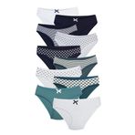 ALYA UNDERWEAR Kız Çocuk Külot, Pamuklu, Rahat Kız Çocuk Slipleri 10'lu Paket (X23, 10-11 Yaş)