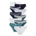 ALYA UNDERWEAR Kız Çocuk Külot, Pamuklu, Rahat Kız Çocuk Slipleri 10'lu Paket (X23, 3-4 Yaş)