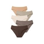 ALYA UNDERWEAR Kız Çocuk Külot, Pamuklu, Rahat Kız Çocuk Slipleri 5'li Paket (P20, 3-4 Yaş)