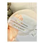 ALYANSHOME 2 Cm Isimli Tarihli Kumaş Yüzük Nişan Söz Kurdelası alyans6372726