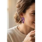 Alya's Aksesuar Şık Vintage Esintili Yaprak Küpeler