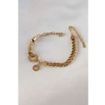AlyaStore 316L Çelik Gold Renk 2'li Zincir Model Kadın Bileklik