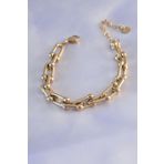 AlyaStore 316L Çelik Gold Renk Tiffany Model Kadın Bileklik