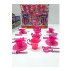 ALYTOYS Çay Seti 26 Parça Büyük Oyuncak 40X42cm Evcilik Oyunları mutfak seti bardakli çaydanlık çatal kaşık