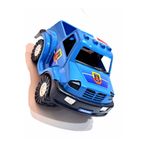 ALYTOYS Oyuncak Araba Oyuncak JANDARMA MAVİ Pikap Kamyonet 22x14cm yükseklik 14cm 4 Teker İç Koltuklu Jantlı