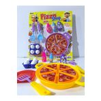 ALYTOYS Oyuncak Mutfak Seti 16 Parça Yumurtalar Tepsili Pızza Kaşık Çatal Ketçap Mayonez Set Aşçı Oyunu