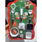 ALYTOYS Oyuncak Mutfak Seti Aşçılık Oyunu 7 Prc Siyah Beyaz Kombin Tencere Tava Kaşık Spatula Süzgeç 25X40CM
