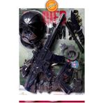 ALYTOYS Polis Seti Komando Seti Meslek Seti G3 Silah Dürbün Kelepçe Telsiz Miğfer El Bombası 62 X 43 Cm 9pcs