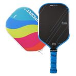 AMA SPORT Karbon Fiber Turşu Kürekleri USAPA Onaylı 16 mm Turşu Küreği Sürtünme Dokulu Yüzey Termoform Turşu Raketi Tahrik PP Petek Çekirdekli (NXT 01-Mavi)