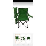 Amaç Yaşam Ikili Katlanır Kamp Sandalyesi Taşıma Çantalı Bardaklıklı Yeşil Kırmızı Mavii - 6456 Ecorce Tube Marron - Polyester