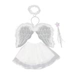 Amagogo Melek Kostüm Kızlar Için Tutu Etek çocuk çocuklar Prenses Cosplay Cadılar Bayramı Cosplay Kostümleri Kızlar Peri Kostüm Için